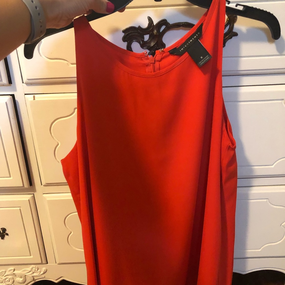Simple orange women’s tank top